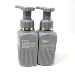 Bath & Body Works Leather & Brandy Gentle & Clean Foaming Hand Soap 2 Pack